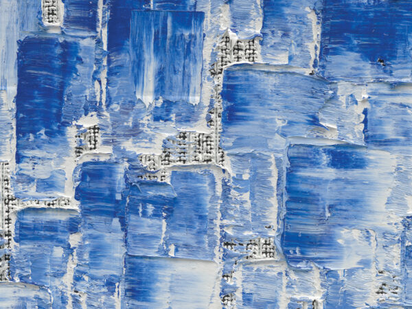 Conjunction 25-19, 2025 (detail), by Ha Chong-Hyun. Oil on hemp cloth. Photo © An Chunho.